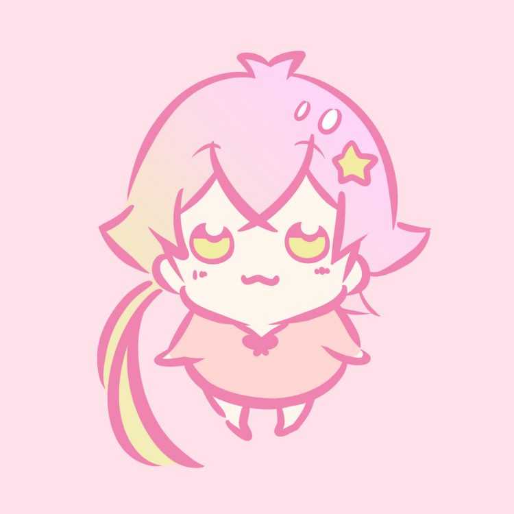 “STAAARE (Concept work for Kawaii Gaze)” Digital illustration 2017